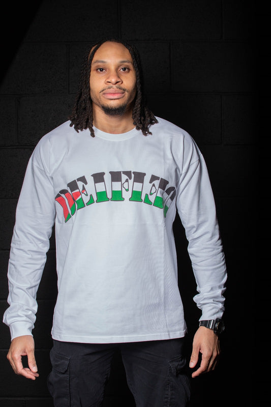 Anti-WW111 Sleeve T-shirt (White)